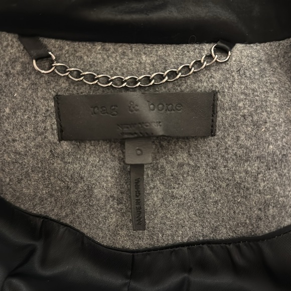 Rag and Bone long pea coat - Picture 5 of 8